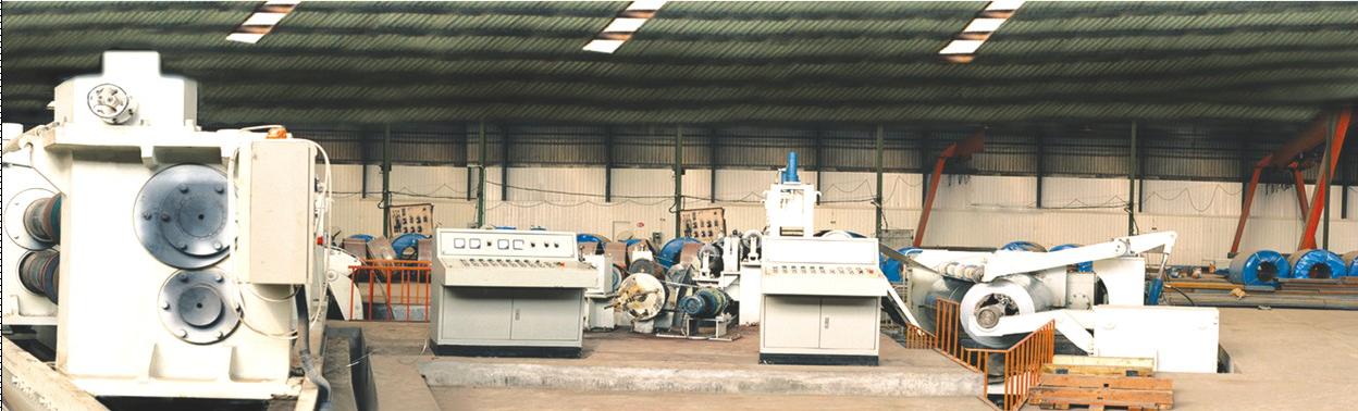 Uncoiler,leveler,cut-to length, stacker production line