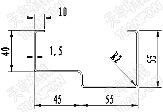 金属门窗框