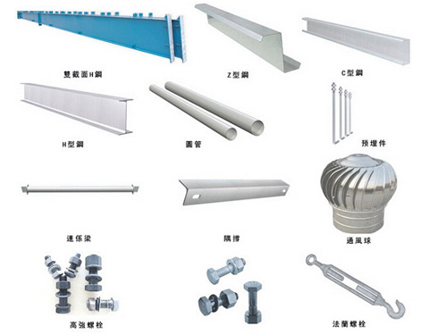 The steel structure parts 