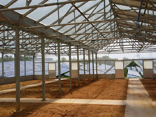 Agricultural greenhouses skeleton