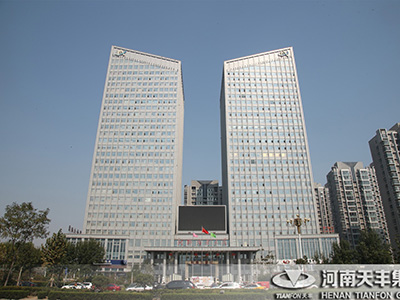 Tianfeng xinxiang chamber of commerce building high-rise steel structure building project tested won praise 