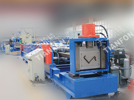 Parking equipment side beam cold bending production line 