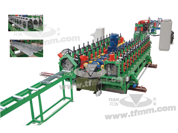 Cold formed steel forming production line of solar powered support