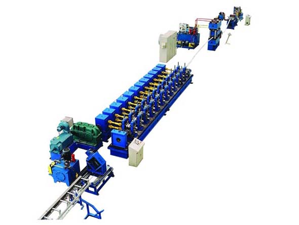 Light rail, subway conductive stainless steel cold bending production line 