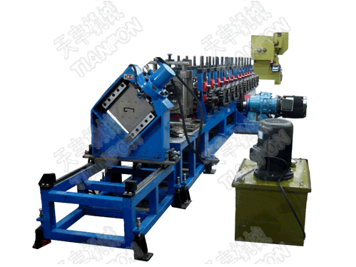 Electric cabinet supporting pillar of cold bend forming machine 
