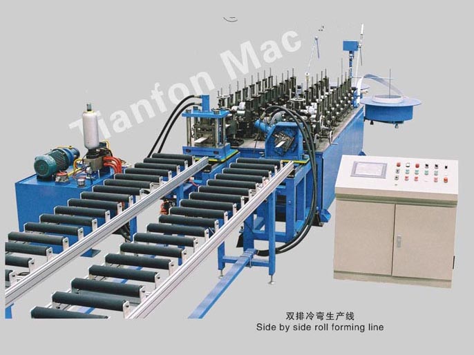 Double row cold bending production line 