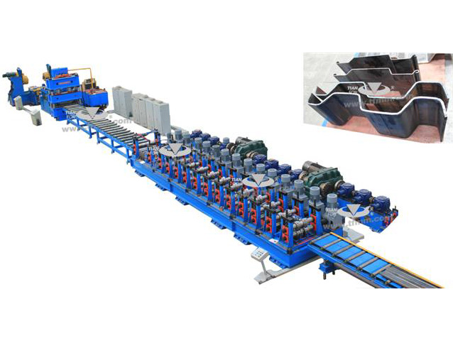 TF piling sheet roll forming line