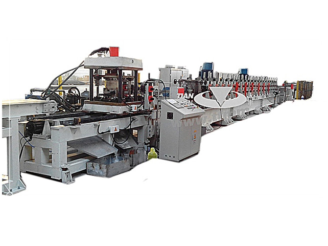 Space edge rib cold bending production line 