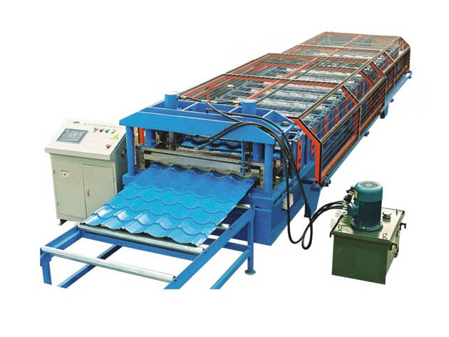 Glazed tile cold bending production line 